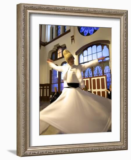 Whirling Dervishes, Istanbul, Turkey-Neil Farrin-Framed Photographic Print