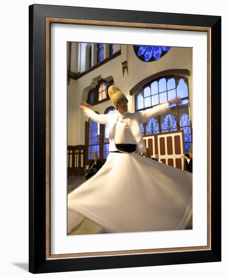 Whirling Dervishes, Istanbul, Turkey-Neil Farrin-Framed Photographic Print