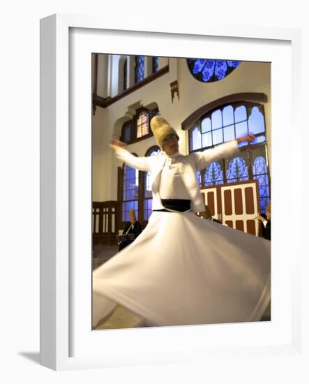 Whirling Dervishes, Istanbul, Turkey-Neil Farrin-Framed Photographic Print