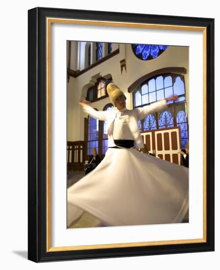 Whirling Dervishes, Istanbul, Turkey-Neil Farrin-Framed Photographic Print