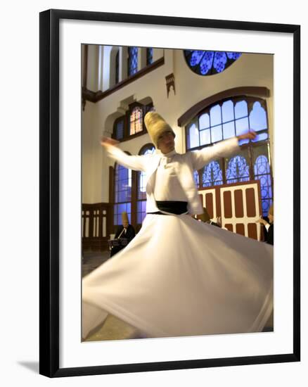 Whirling Dervishes, Istanbul, Turkey-Neil Farrin-Framed Photographic Print