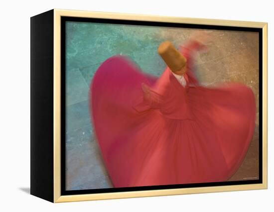 Whirling Dervishes, Performing the Sema Ceremony, Istanbul, Turkey-Gavin Hellier-Framed Premier Image Canvas