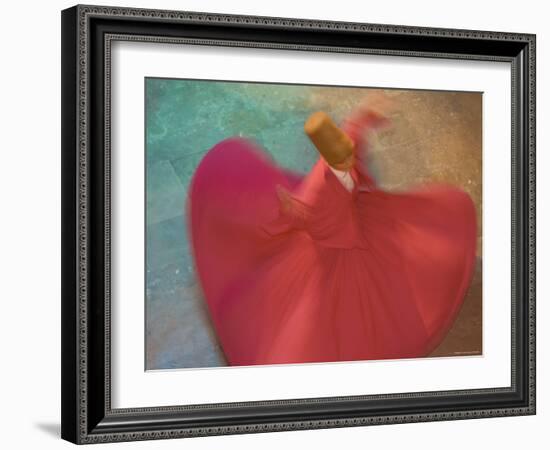 Whirling Dervishes, Performing the Sema Ceremony, Istanbul, Turkey-Gavin Hellier-Framed Photographic Print