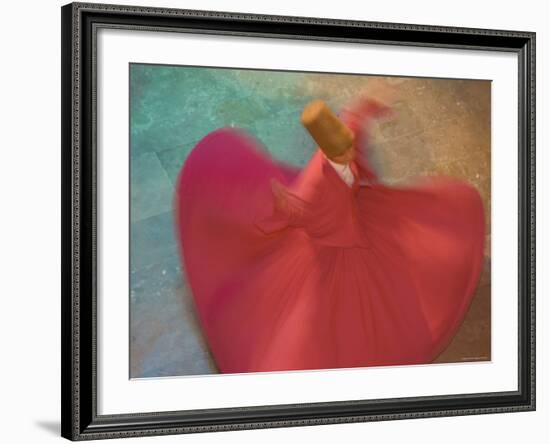 Whirling Dervishes, Performing the Sema Ceremony, Istanbul, Turkey-Gavin Hellier-Framed Photographic Print