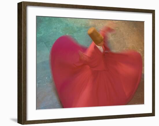 Whirling Dervishes, Performing the Sema Ceremony, Istanbul, Turkey-Gavin Hellier-Framed Photographic Print