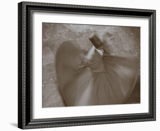 Whirling Dervishes, Performing the Sema Ceremony, Istanbul, Turkey-Gavin Hellier-Framed Photographic Print