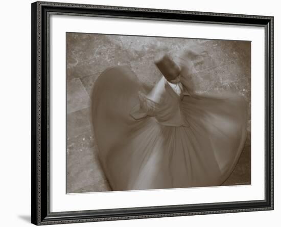 Whirling Dervishes, Performing the Sema Ceremony, Istanbul, Turkey-Gavin Hellier-Framed Photographic Print