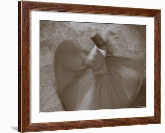 Whirling Dervishes, Performing the Sema Ceremony, Istanbul, Turkey-Gavin Hellier-Framed Photographic Print