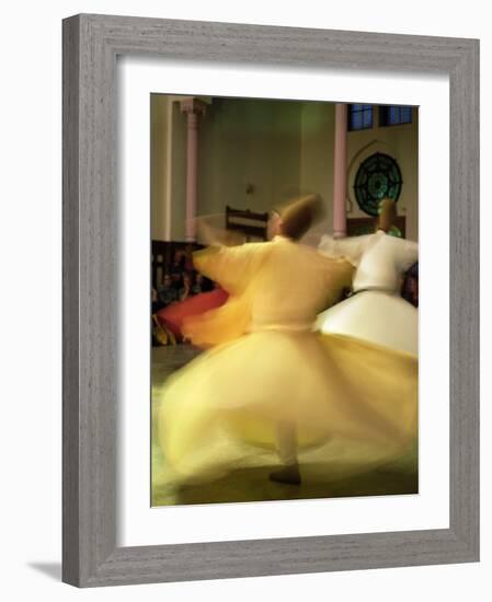 Whirling Dervishes, Sufis Dancing, Istanbul, Turkey, Europe-Bruno Morandi-Framed Photographic Print