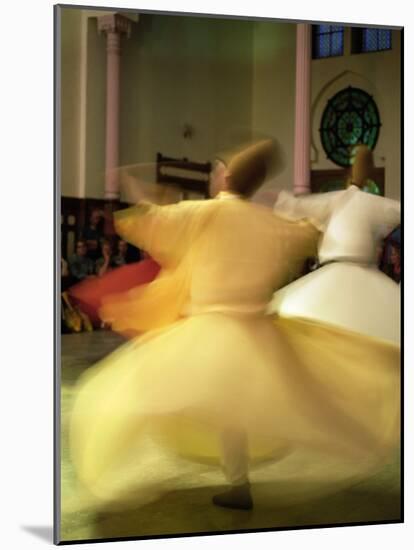 Whirling Dervishes, Sufis Dancing, Istanbul, Turkey, Europe-Bruno Morandi-Mounted Photographic Print