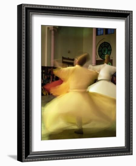 Whirling Dervishes, Sufis Dancing, Istanbul, Turkey, Europe-Bruno Morandi-Framed Photographic Print