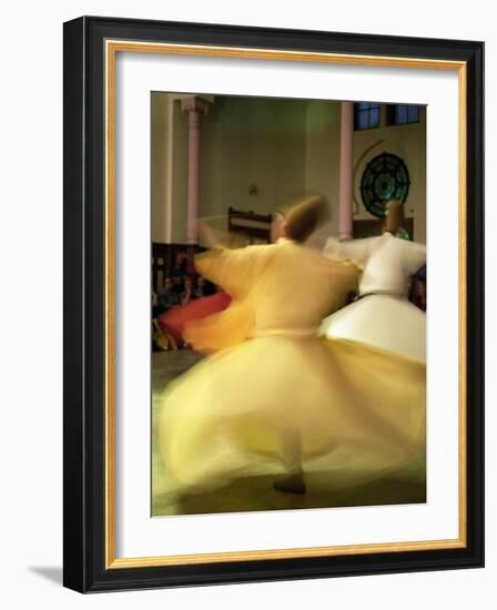 Whirling Dervishes, Sufis Dancing, Istanbul, Turkey, Europe-Bruno Morandi-Framed Photographic Print