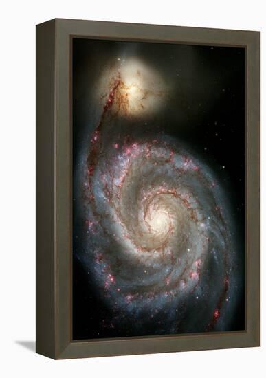 Whirlpool Galaxy-null-Framed Premier Image Canvas