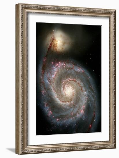 Whirlpool Galaxy-null-Framed Photographic Print