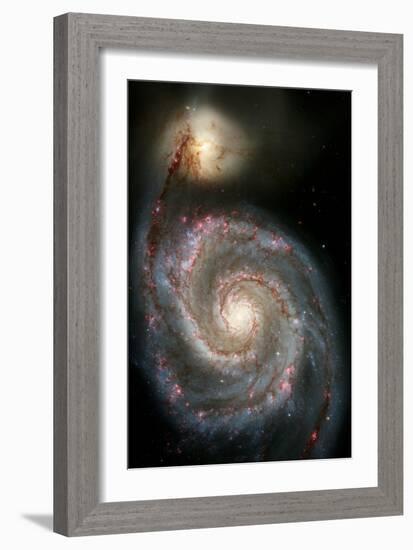 Whirlpool Galaxy-null-Framed Photographic Print