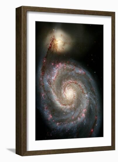 Whirlpool Galaxy-null-Framed Photographic Print