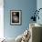 Whirlpool Galaxy-null-Framed Photographic Print displayed on a wall
