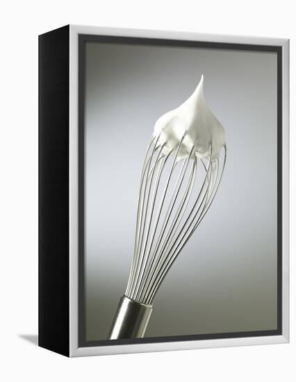 Whisk with Beaten Egg-whites-Steve Lupton-Framed Premier Image Canvas