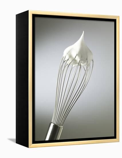 Whisk with Beaten Egg-whites-Steve Lupton-Framed Premier Image Canvas