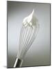 Whisk with Beaten Egg-whites-Steve Lupton-Mounted Photographic Print