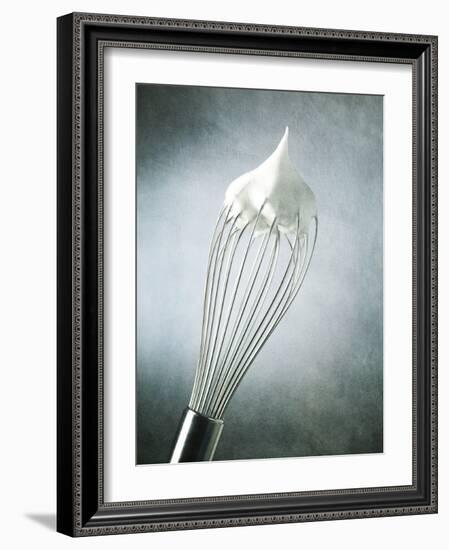Whisk with Egg-Whites-Steve Lupton-Framed Photographic Print