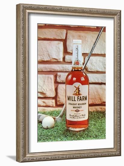 Whiskey and Putter, Retro-null-Framed Art Print