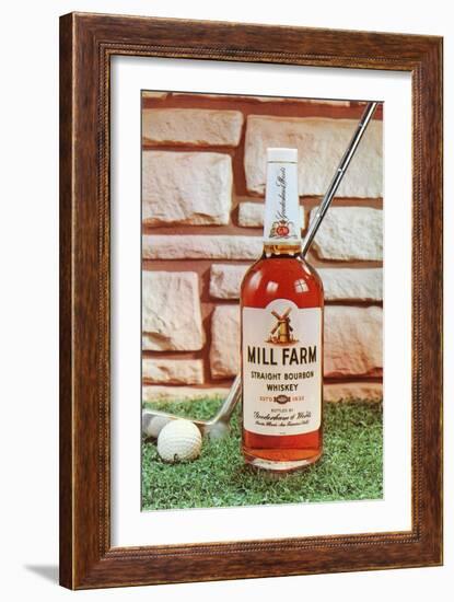 Whiskey and Putter, Retro-null-Framed Art Print