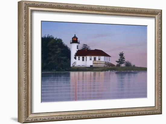 Whiskey Point Lighthouse-Rusty Frentner-Framed Giclee Print