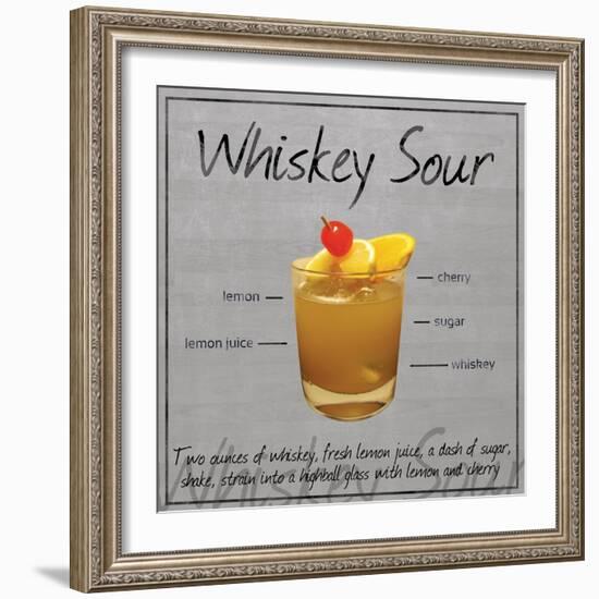 Whiskey Sour-Lauren Gibbons-Framed Art Print