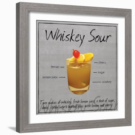 Whiskey Sour-Lauren Gibbons-Framed Art Print