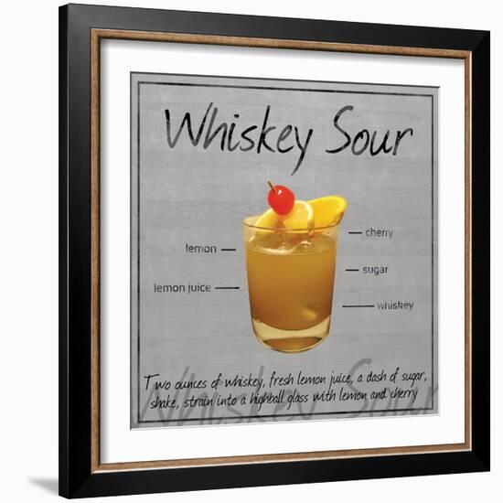 Whiskey Sour-Lauren Gibbons-Framed Art Print