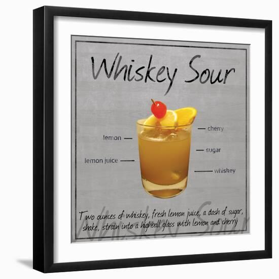 Whiskey Sour-Lauren Gibbons-Framed Art Print