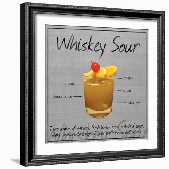 Whiskey Sour-Lauren Gibbons-Framed Art Print