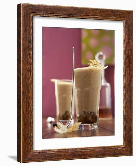 Whisky and Coffee Zabaione in Two Glasses-Marc O^ Finley-Framed Photographic Print