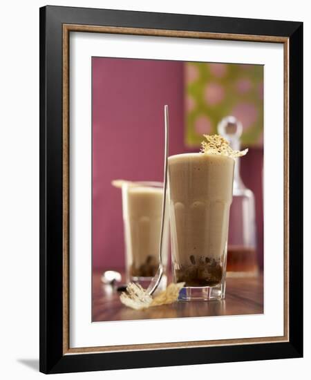 Whisky and Coffee Zabaione in Two Glasses-Marc O^ Finley-Framed Photographic Print