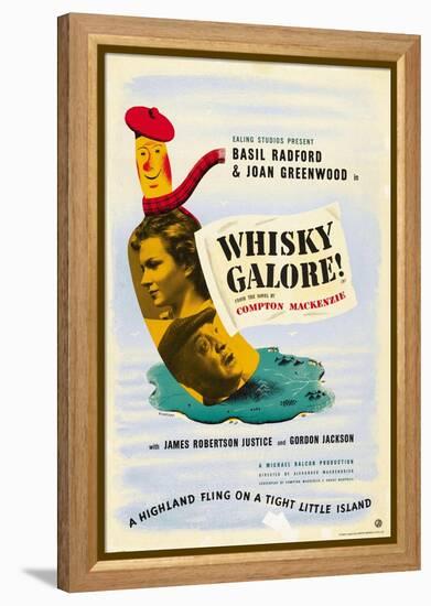 Whisky Galore-null-Framed Stretched Canvas