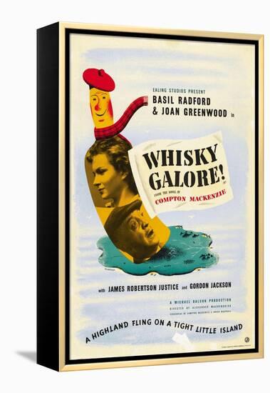 Whisky Galore-null-Framed Stretched Canvas