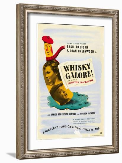 Whisky Galore-null-Framed Art Print