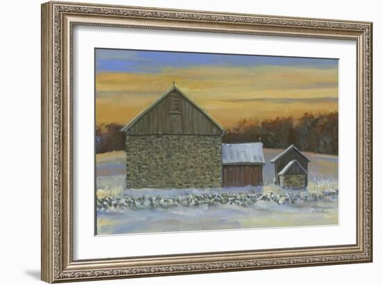 Whisky Run Sunset-Jerry Cable-Framed Giclee Print