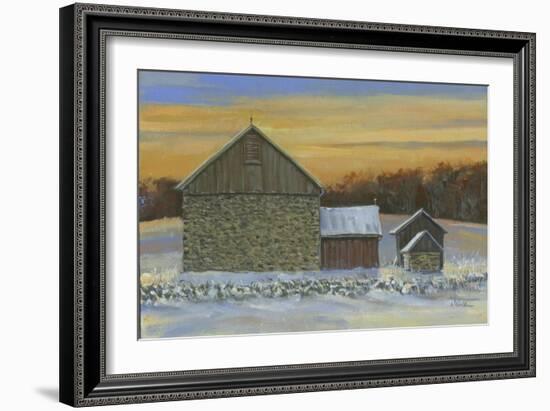 Whisky Run Sunset-Jerry Cable-Framed Giclee Print