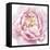 Whisper Floral-Bella Dos Santos-Framed Stretched Canvas