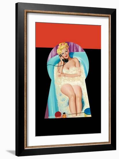 Whisper Magazine; Bubble Bath-Peter Driben-Framed Art Print