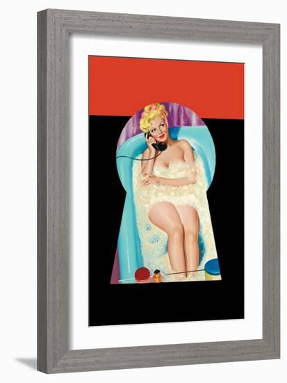 Whisper Magazine; Bubble Bath-Peter Driben-Framed Premium Giclee Print