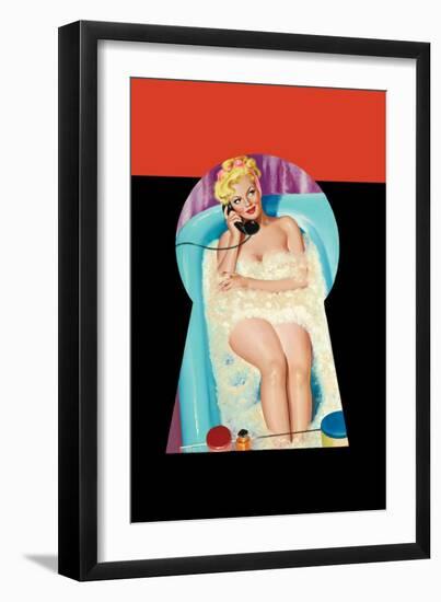 Whisper Magazine; Bubble Bath-Peter Driben-Framed Premium Giclee Print