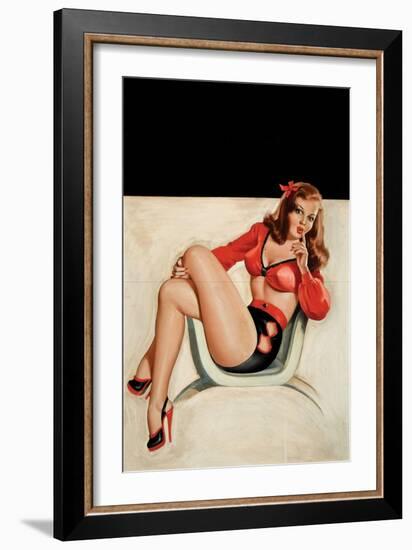 Whisper Magazine, "Quiet"!-Peter Driben-Framed Art Print