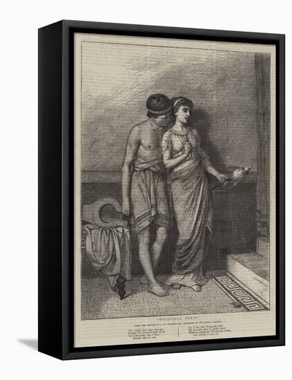 Whispered Words-John William Waterhouse-Framed Premier Image Canvas