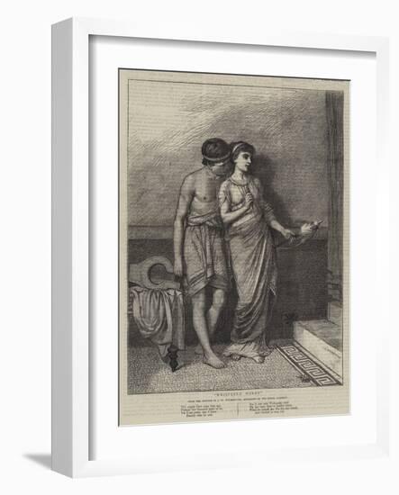 Whispered Words-John William Waterhouse-Framed Giclee Print