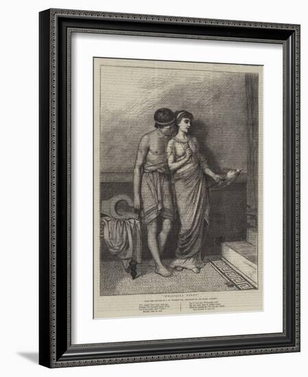 Whispered Words-John William Waterhouse-Framed Giclee Print
