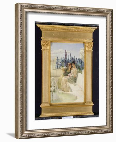 Whispering Noon, 1896-Sir Lawrence Alma-Tadema-Framed Giclee Print