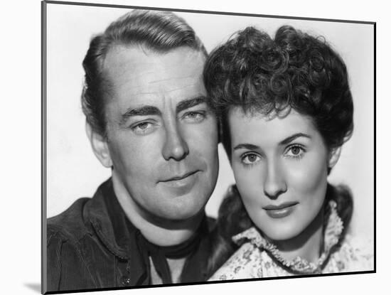 Whispering Smith, from Left: Alan Ladd, Brenda Marshall, 1948-null-Mounted Photo